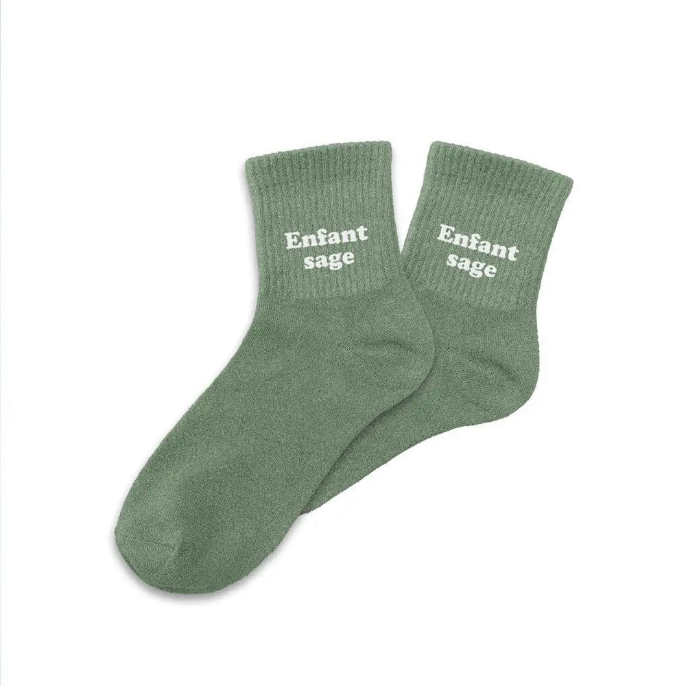 Chaussettes Enfant Sage - FunkyFeets