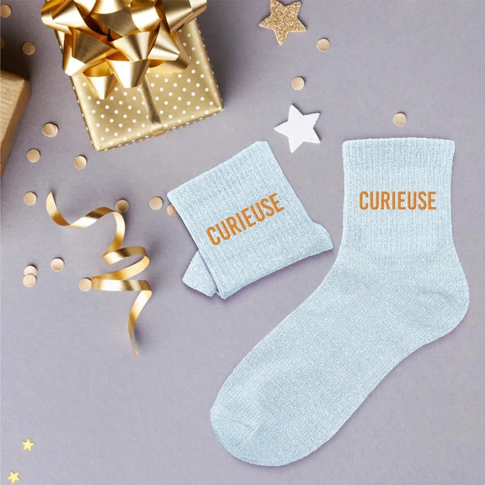 Chaussettes à Paillettes - Curieuse - FunkyFeets