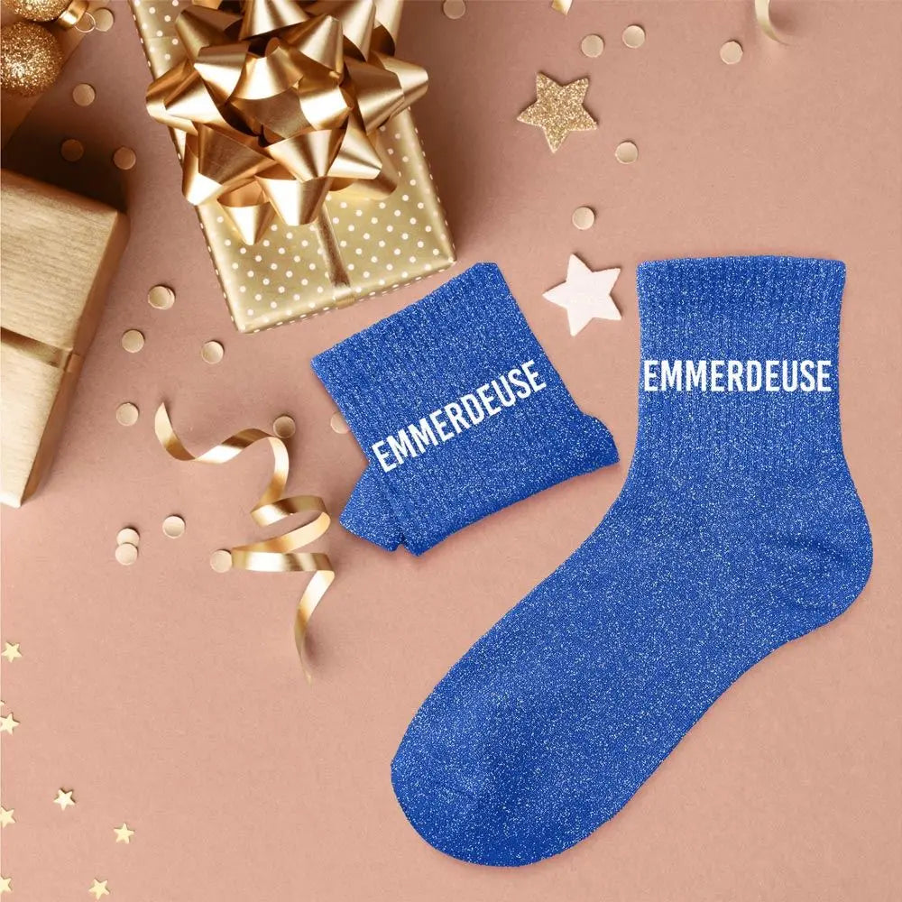 Emmerdeuse Chaussettes à paillettes