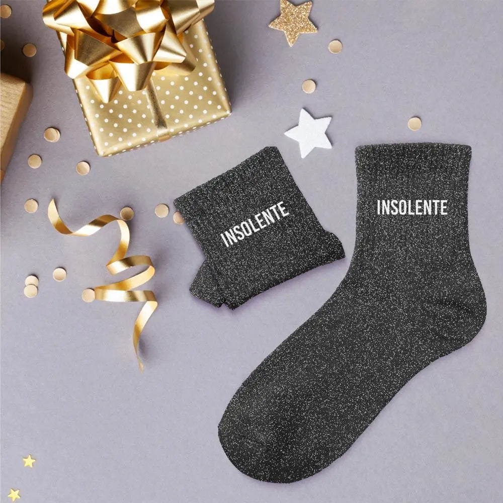 funky feets chaussettes a paillettes
