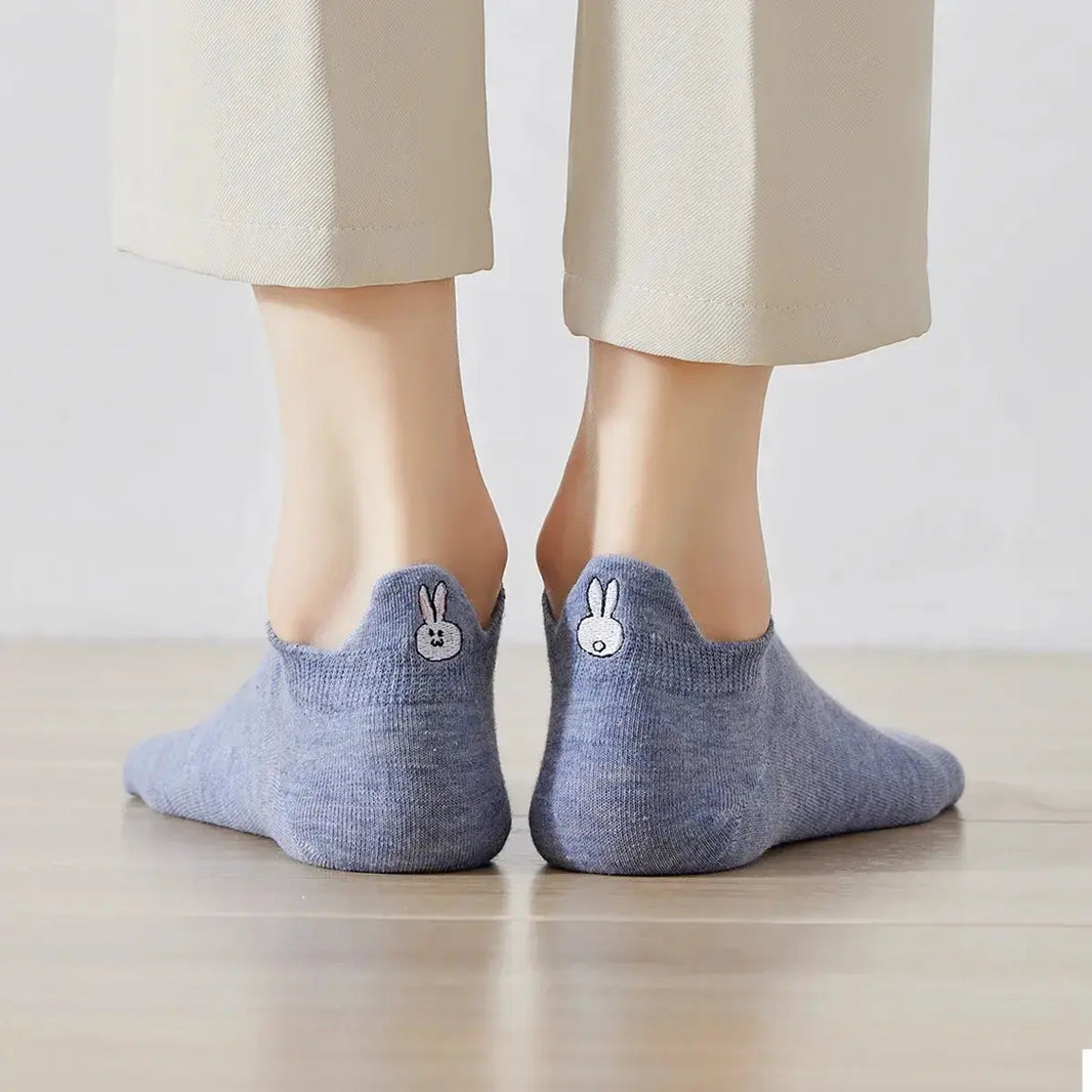 Languette Lapin - Bleu - FunkyFeets