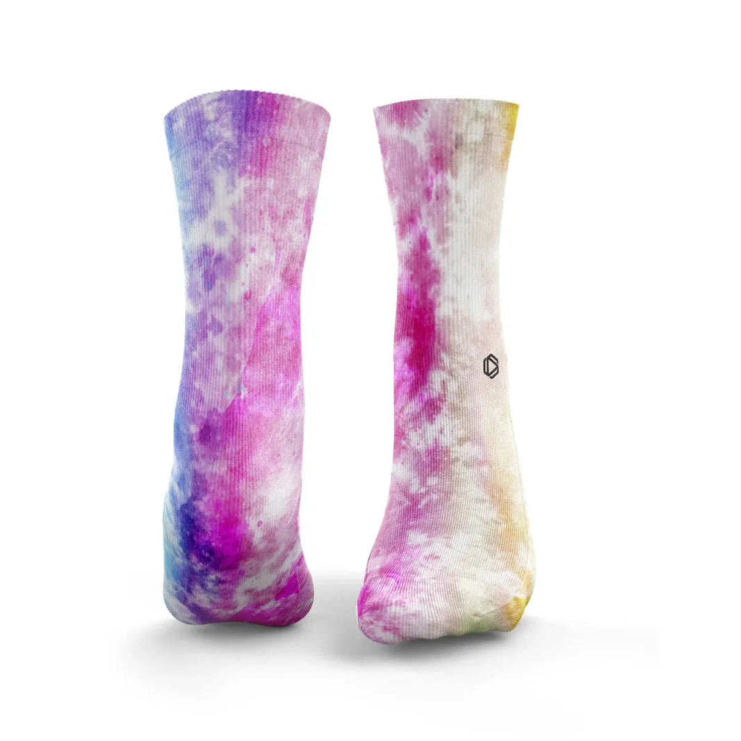 Multi Couleur Tie Dye - Rainbow Streak - FunkyFeets