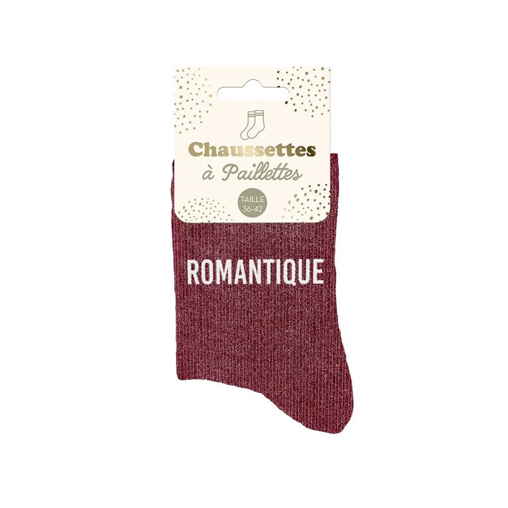 Chaussettes à Paillettes - Romantique - FunkyFeets