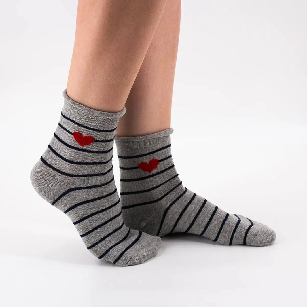Amourettes - Gris - FunkyFeets