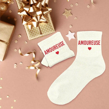 Amoureuse Chaussettes à paillettes