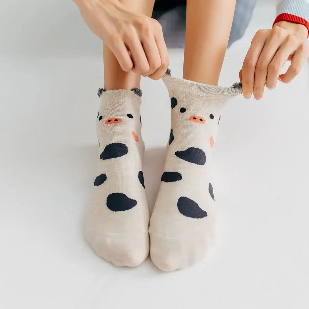 Animaux Petites Oreilles - Beige - FunkyFeets