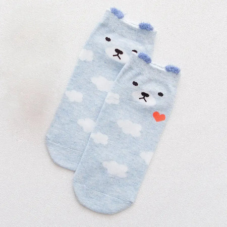 Animaux Petites Oreilles - Bleu - FunkyFeets