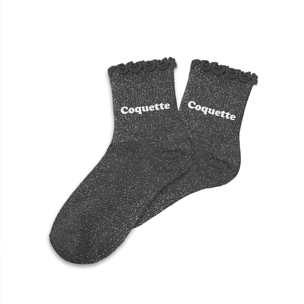 Chaussettes paillettes enfant coquette