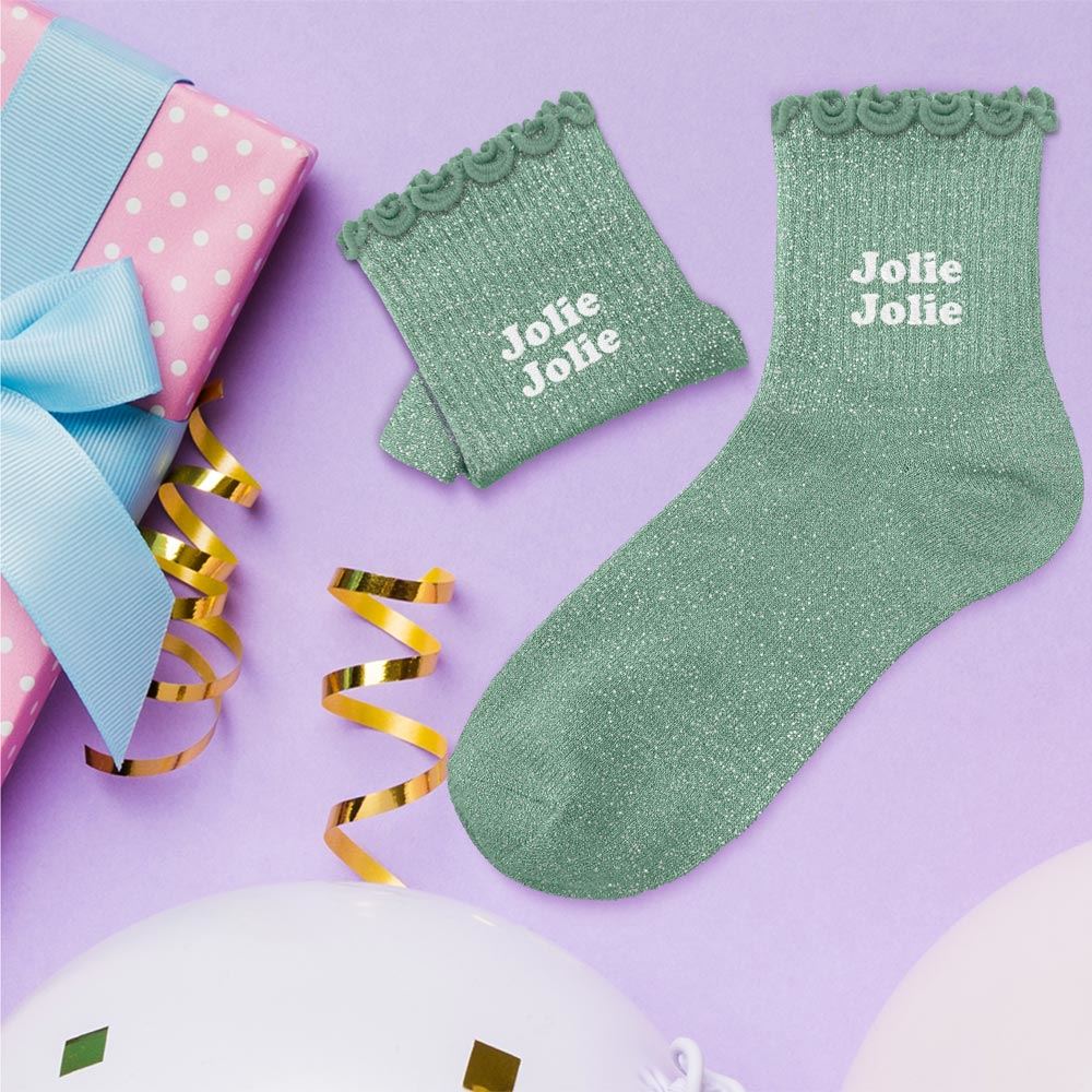 Chaussettes Paillettes Enfant Jolie