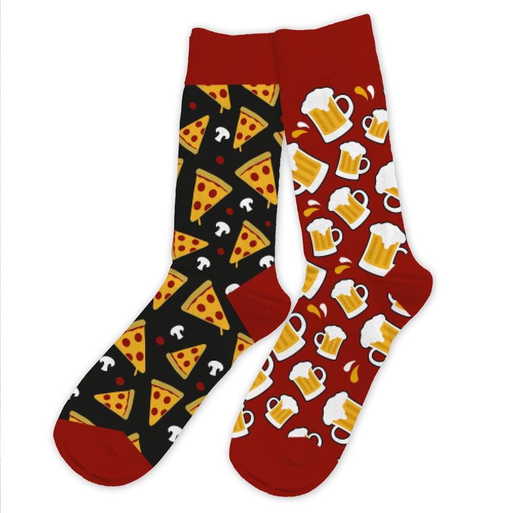 Chaussettes Pizza/Bière