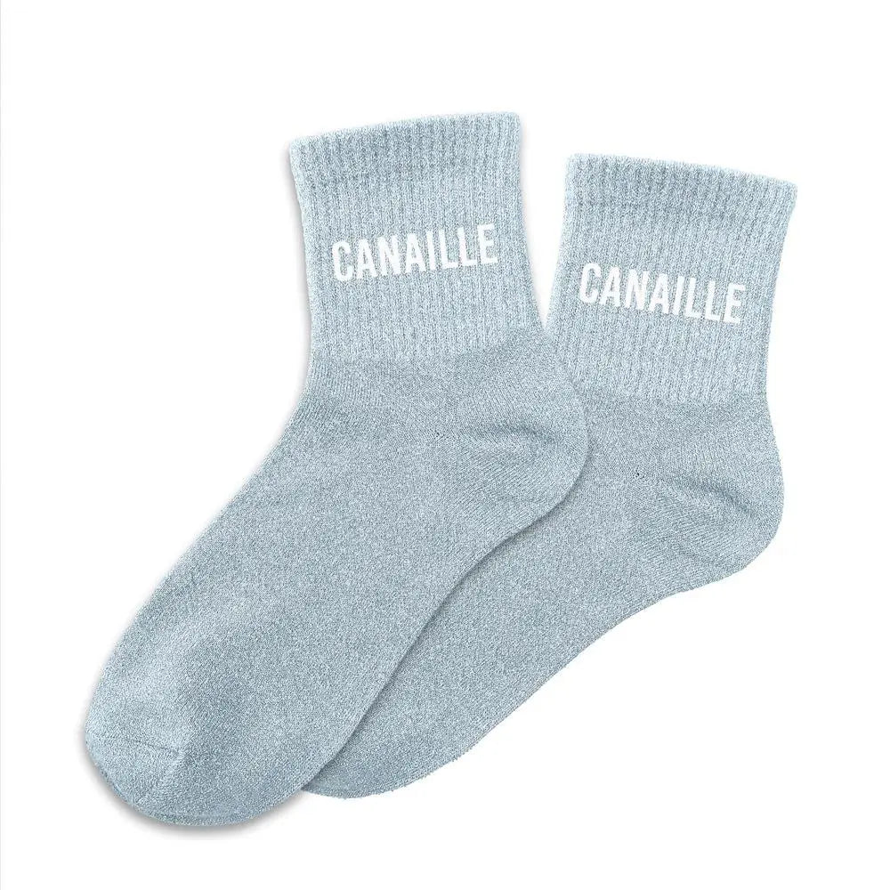 chaussettes à paillettes funky feets