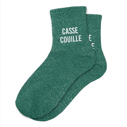 Casse Couille Chaussettes à paillettes
