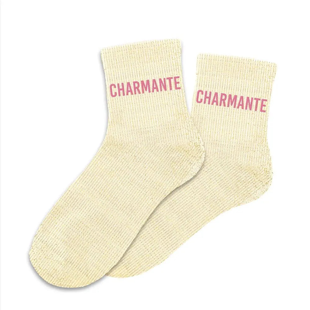 chaussettes à paillettes funky feets