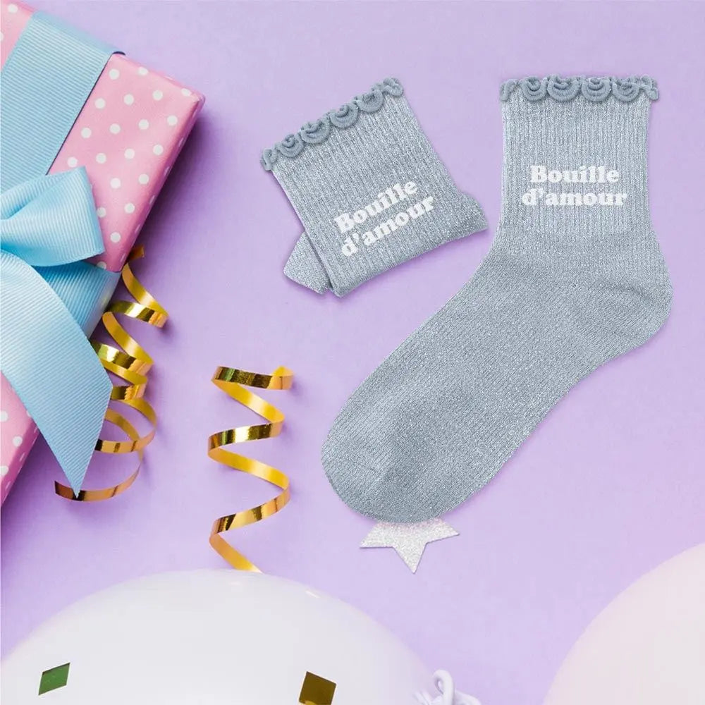 Chaussettes Paillettes Enfant Bouille d'Amour