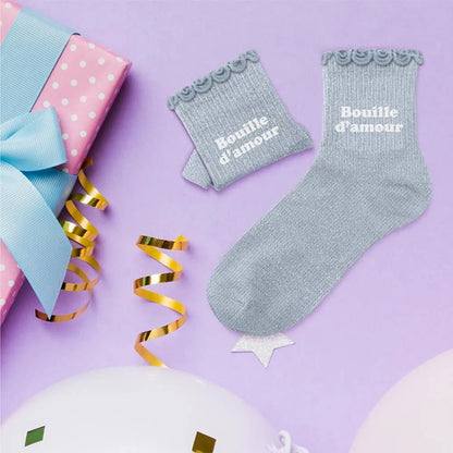 Chaussettes Paillettes Enfant Bouille d'Amour