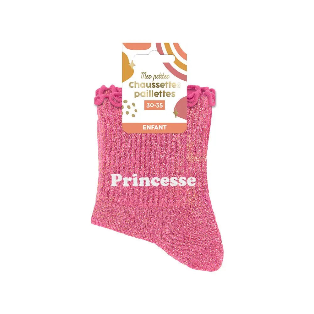 Chaussettes à paillettes enfants