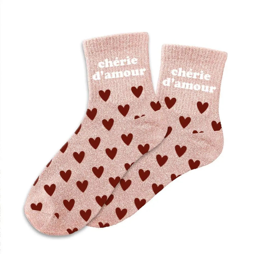 chaussettes à paillettes funky feets