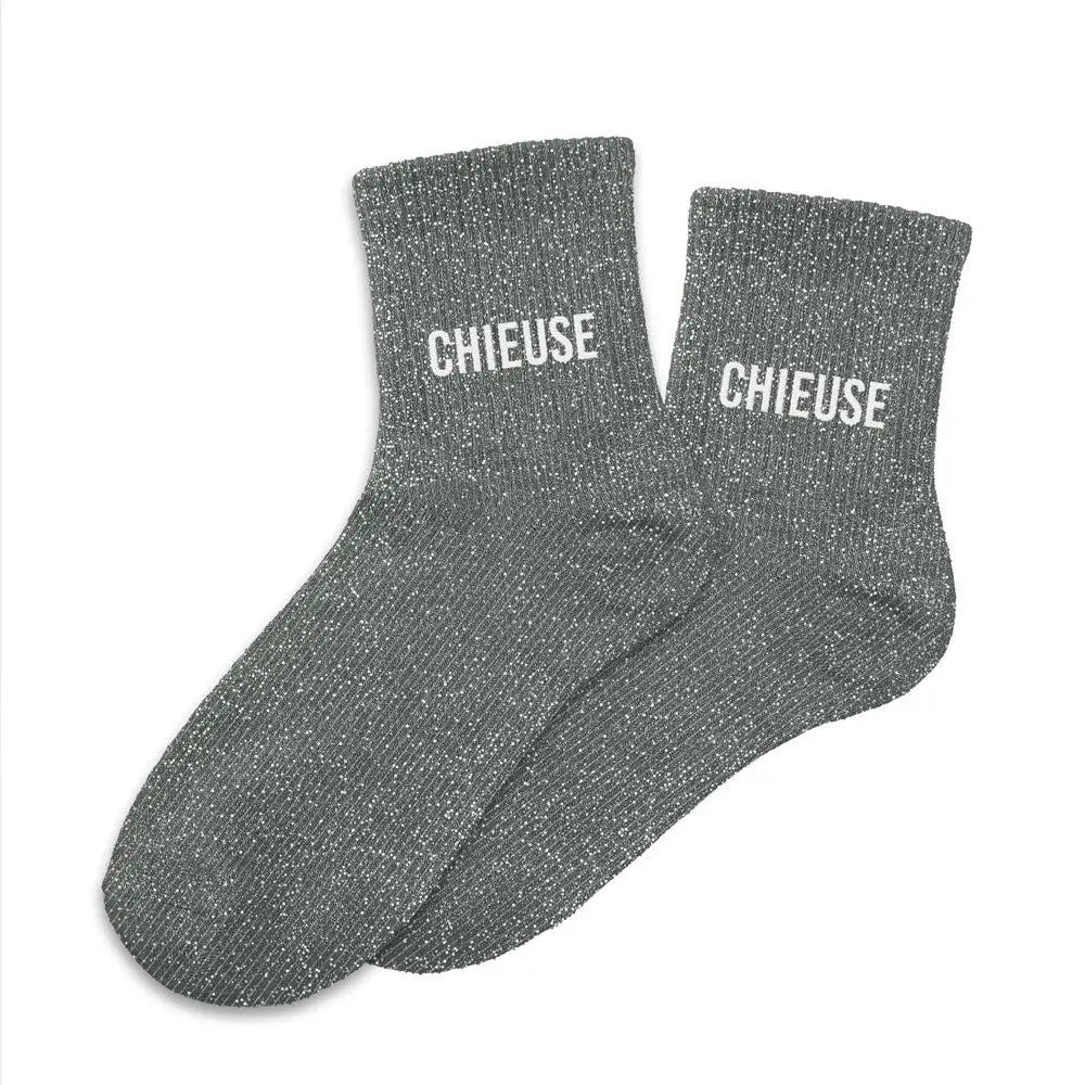 Chieuse Chaussettes à paillettes