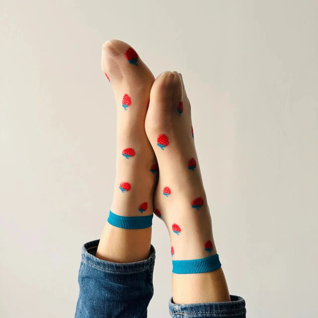 Clémence - Fraises - FunkyFeets
