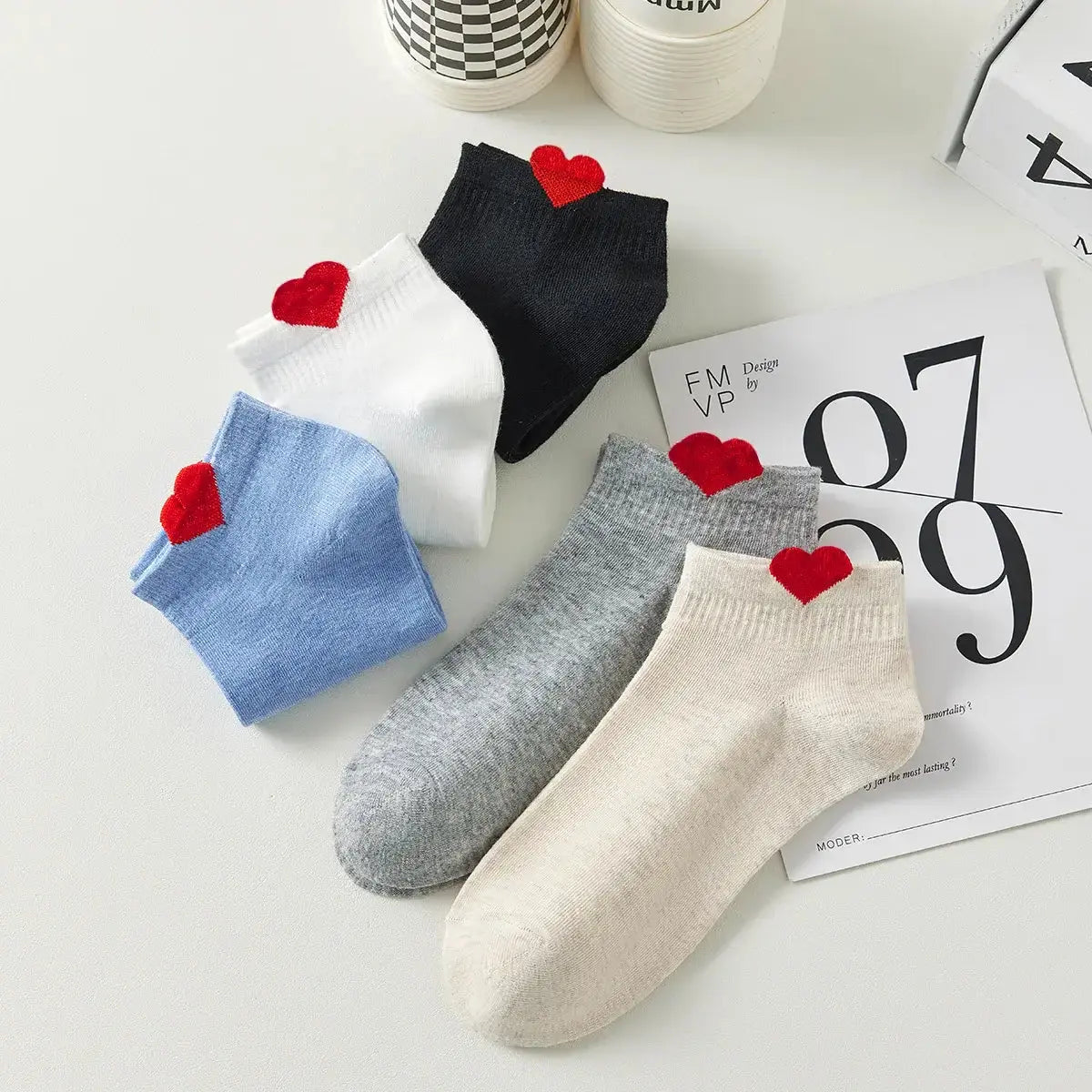 Coffret - Petit Coeur (Lot x5) - FunkyFeets