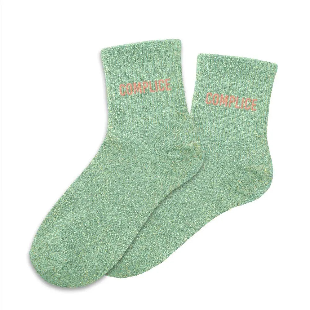 chaussettes à paillettes funky feets