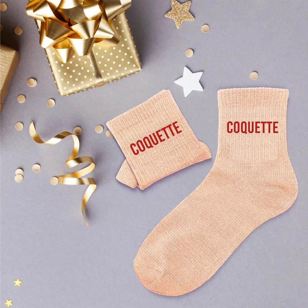 chaussettes à paillettes funky feets