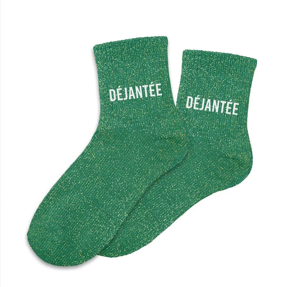 Déjantée Chaussettes à paillettes