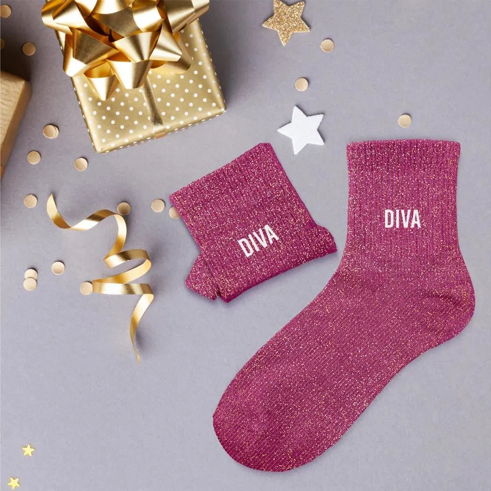 chaussettes à paillettes funky feets
