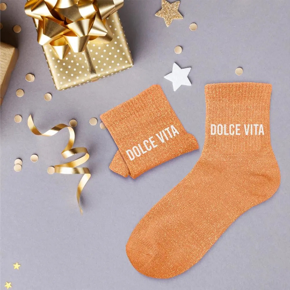 chaussettes à paillettes funky feets
