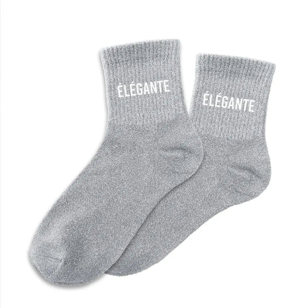 chaussettes à paillettes funky feets