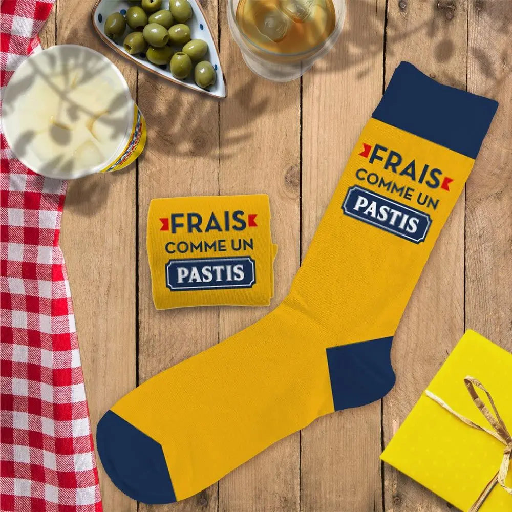 chaussettes pastis