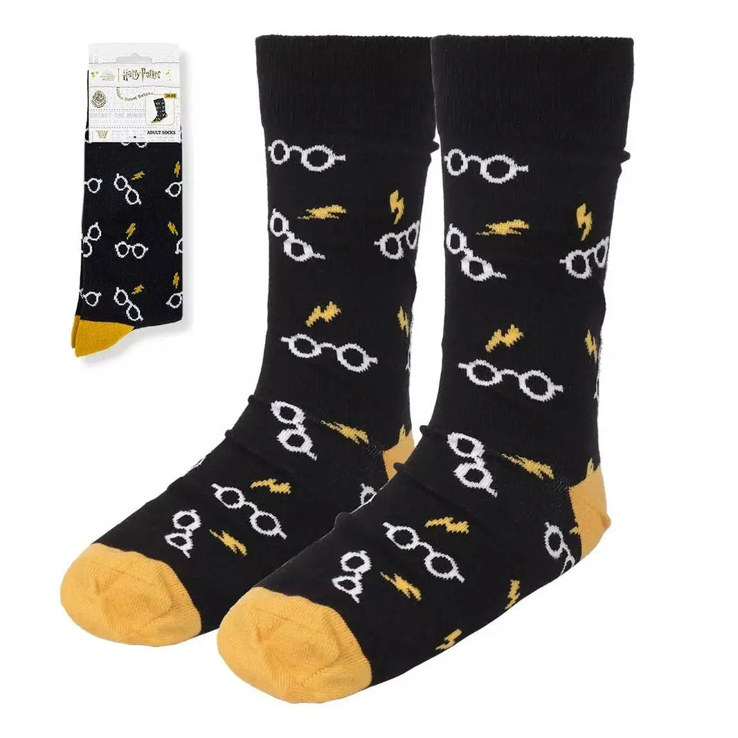 Chaussettes Harry Potter ™ - Lunettes Harry Potter - FunkyFeets