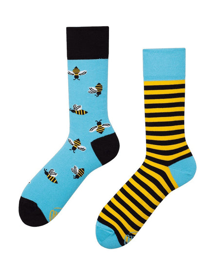 Chaussettes dépareillées Many Manorning Bee Bee - FunkyFeets