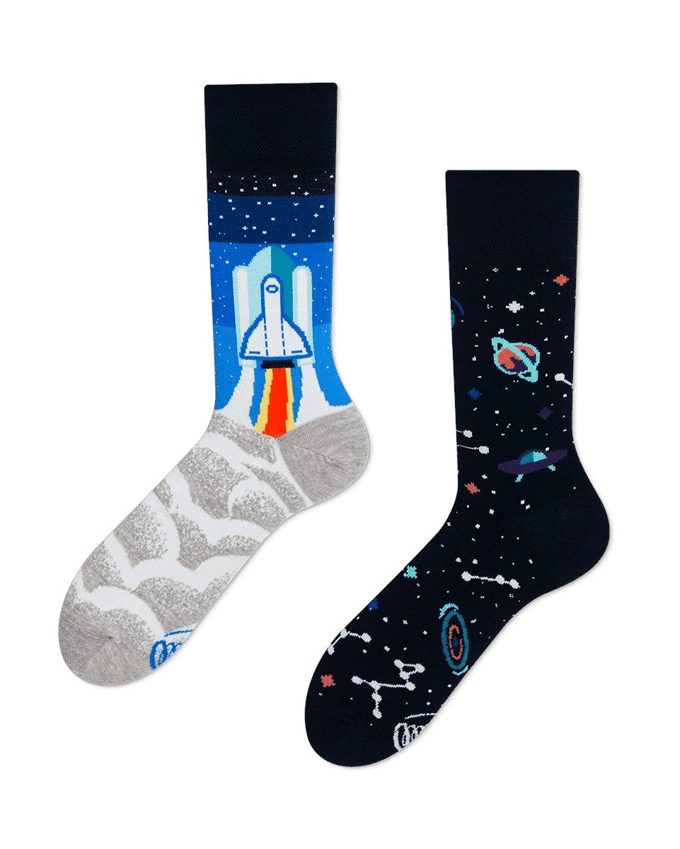 Chaussettes dépareillées Many Manorning Space Trip - FunkyFeets