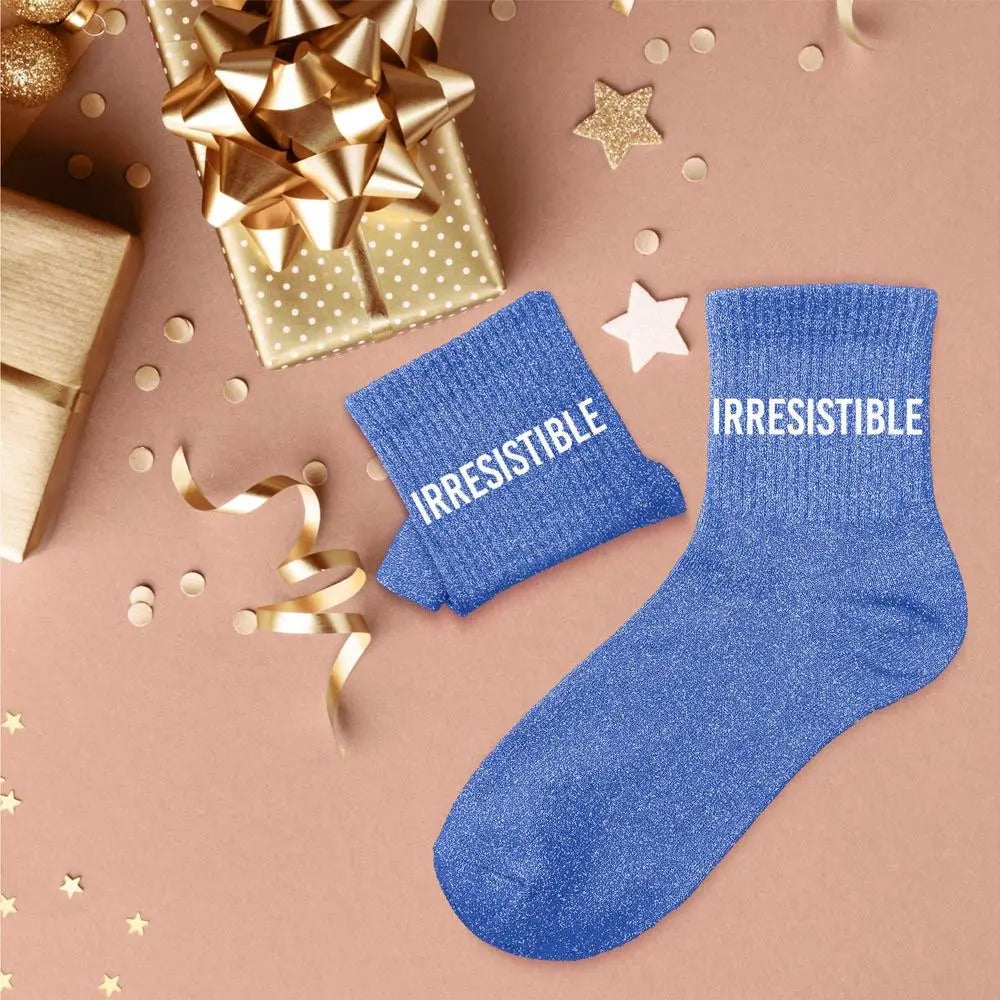 chaussettes à paillettes funky feets