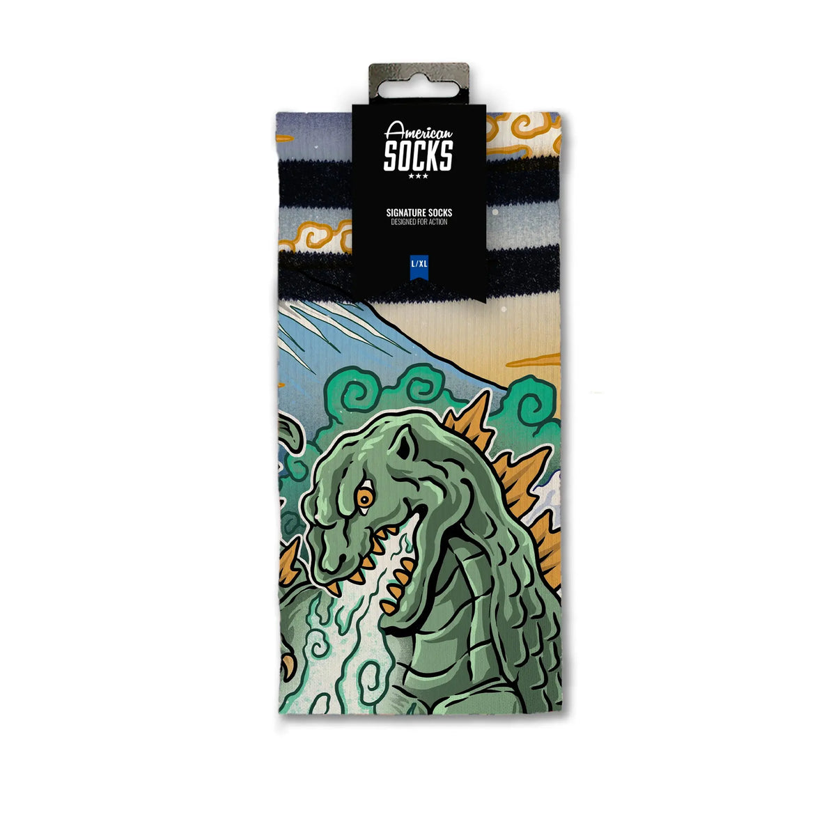 Kaiju King American Socks
