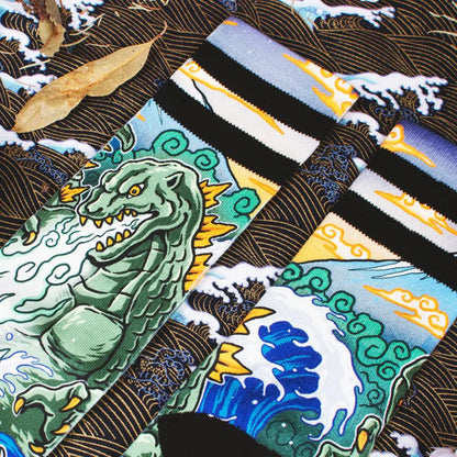 Kaiju King American Socks