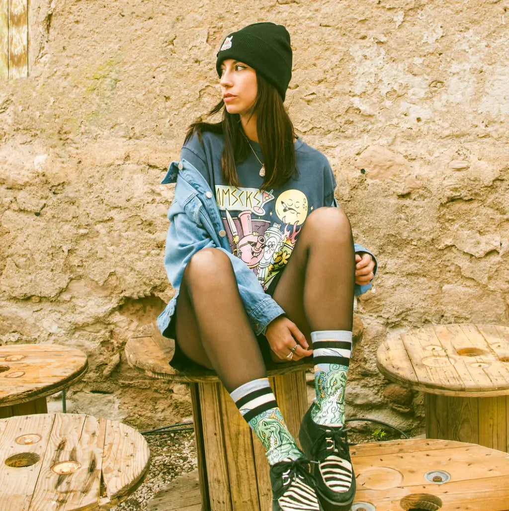 Kaiju King American Socks