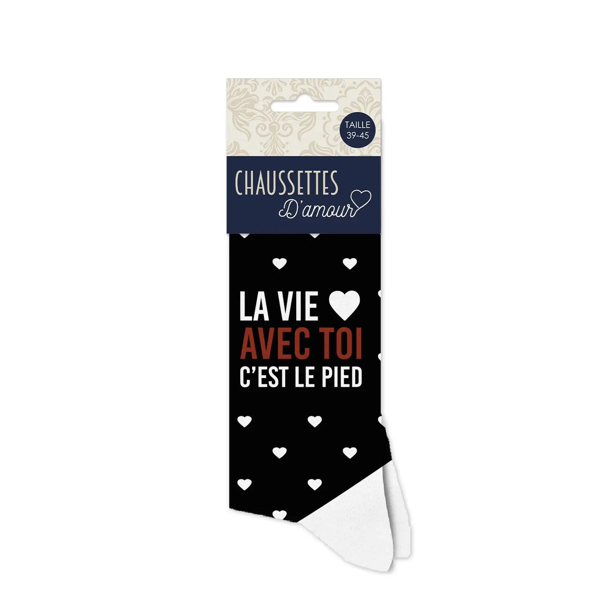 La vie avec toi... Chaussettes à paillettes