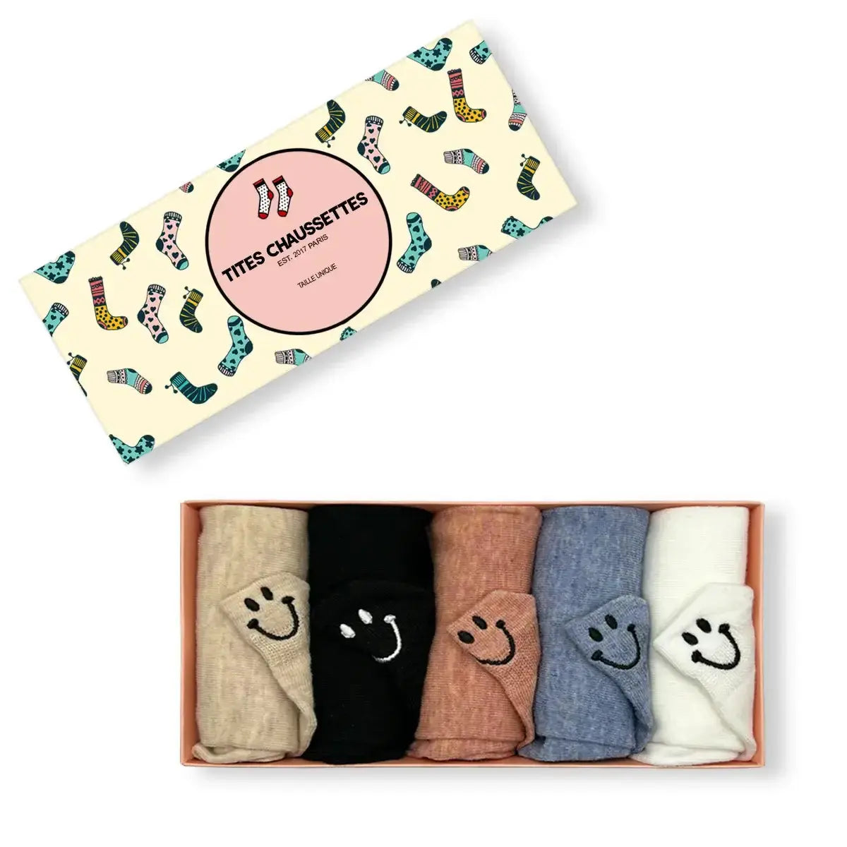 Languette Happy - Blanc - FunkyFeets