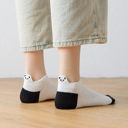 Languette Panda - Noir / Blanc - FunkyFeets