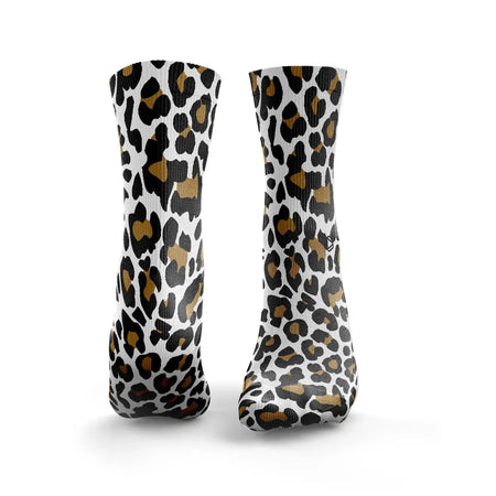 Léopard Print White - FunkyFeets