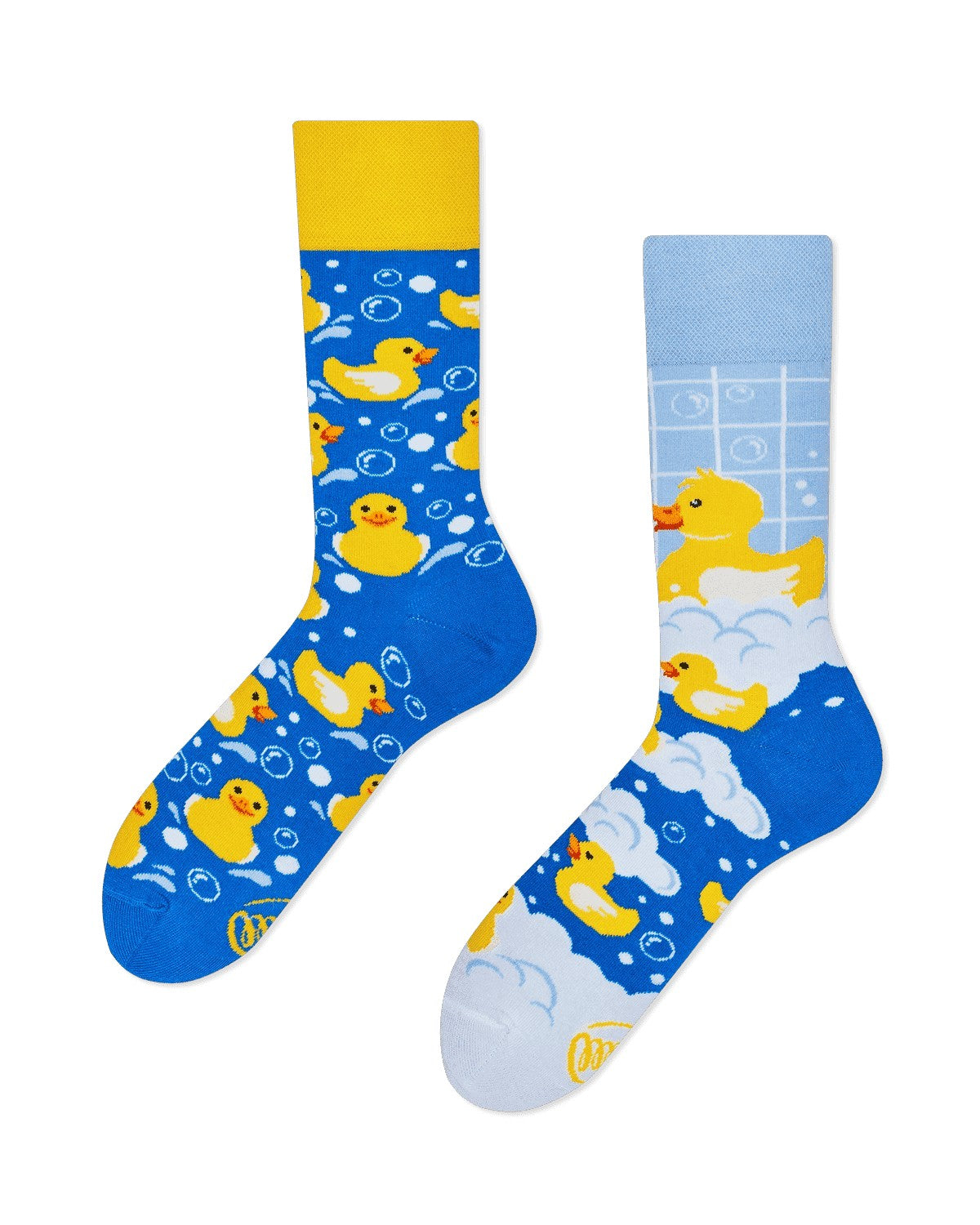 Chaussettes dépareillées Many Manorning Bath Ducks - FunkyFeets