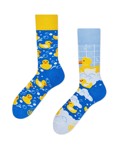 Chaussettes dépareillées Many Manorning Bath Ducks - FunkyFeets