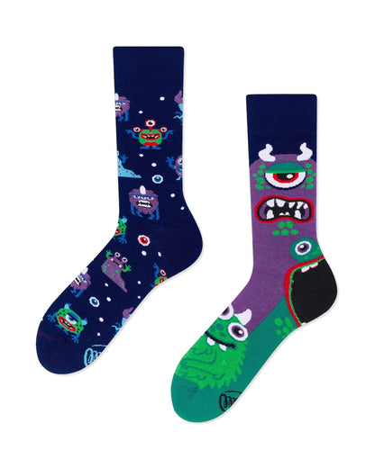 Chaussettes dépareillées Many Mornings The Monsters - FunkyFeets