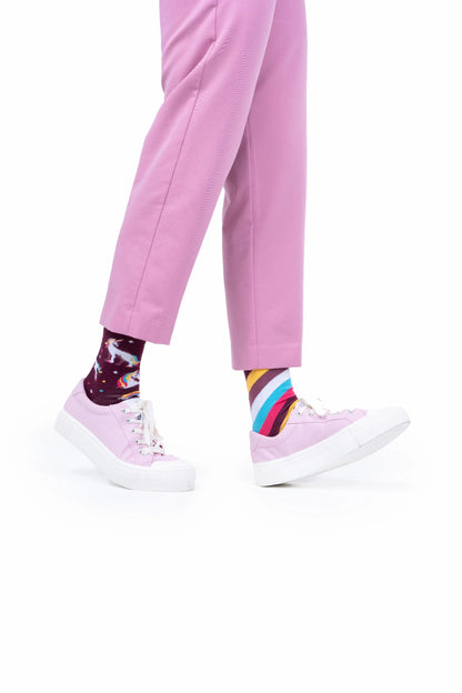 Chaussettes dépareillées Many Mornings 
 The Unicorn - FunkyFeets