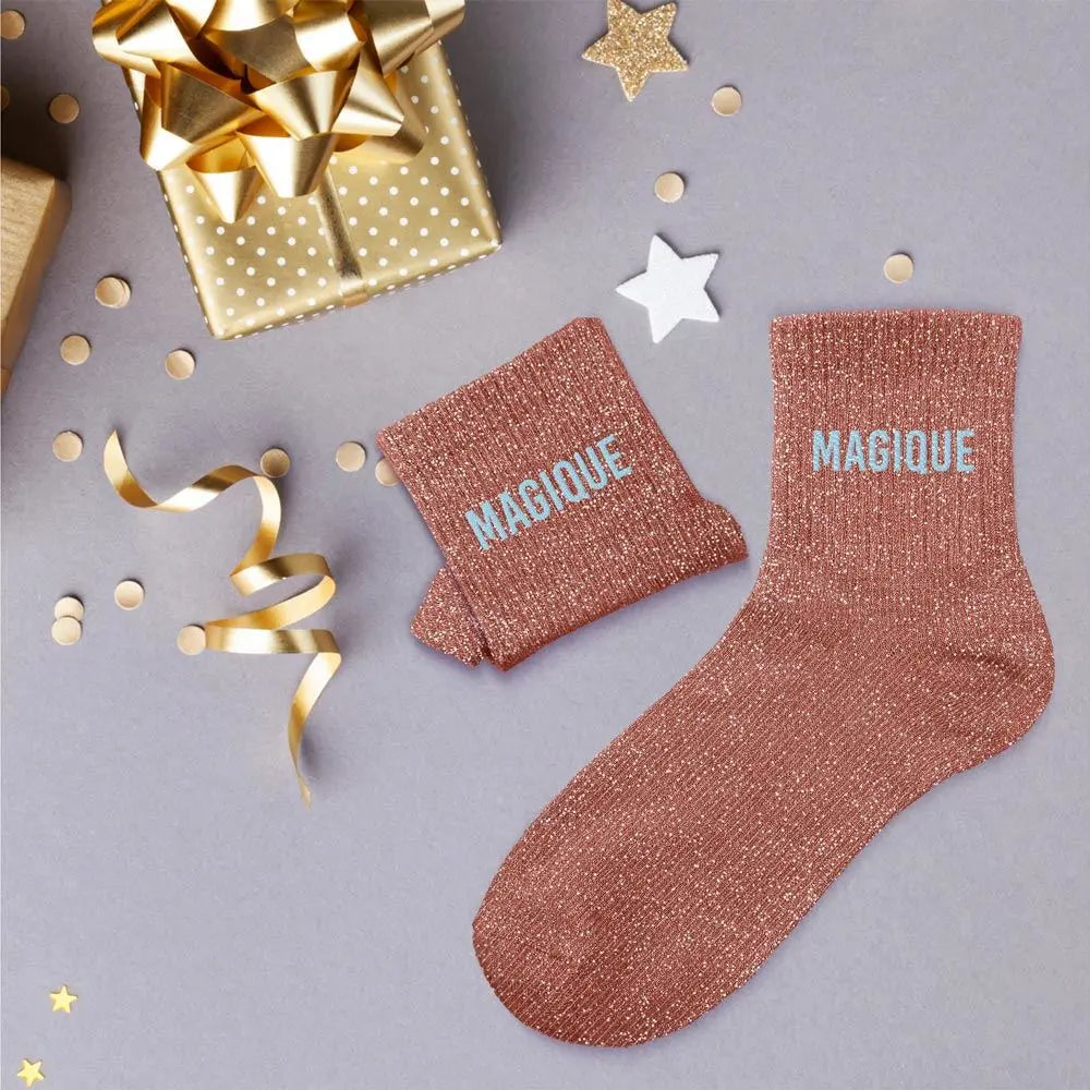 chaussettes a paillettes