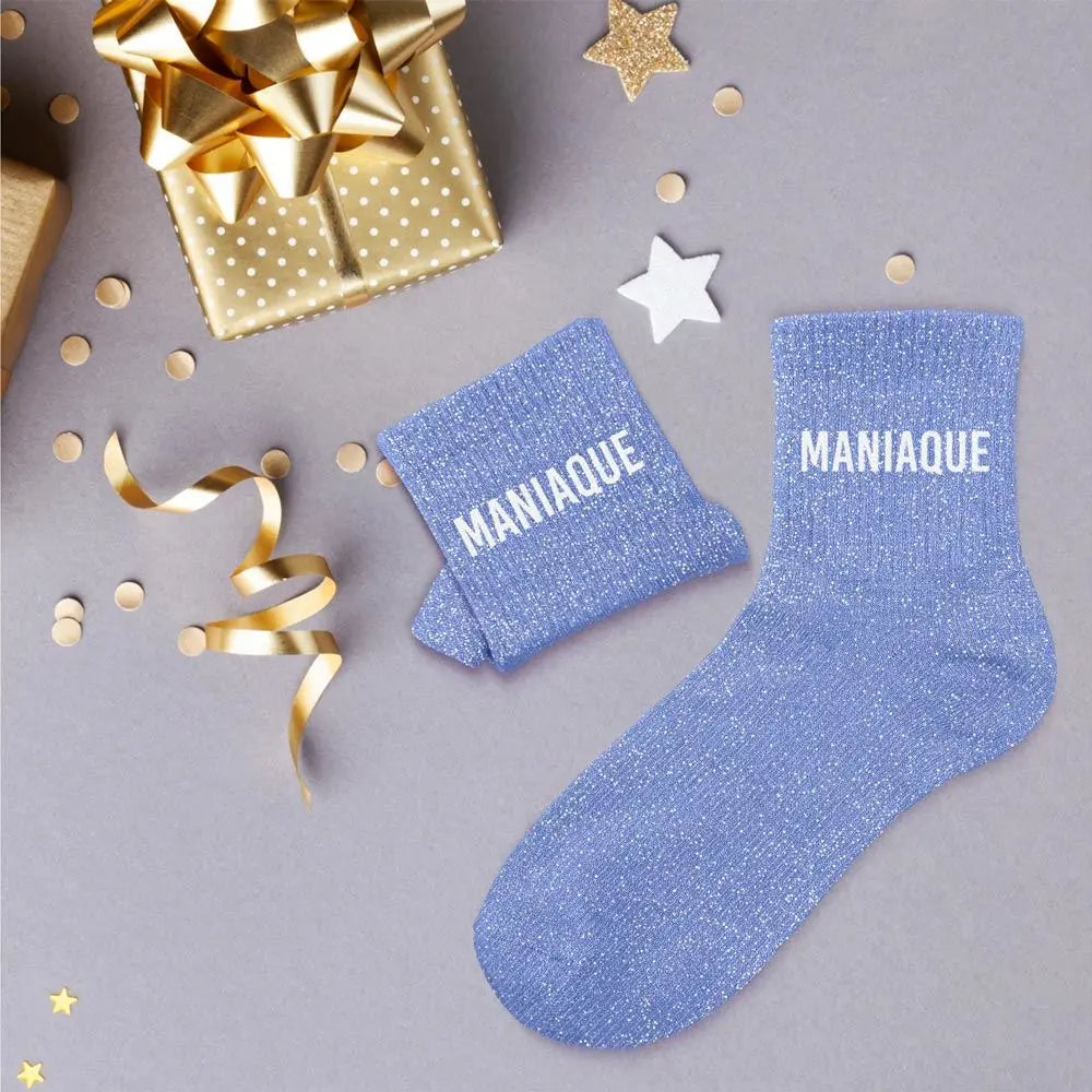 chaussettes à paillettes funky feets