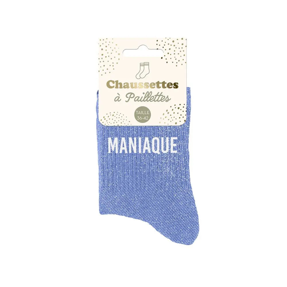 chaussettes à paillettes funky feets