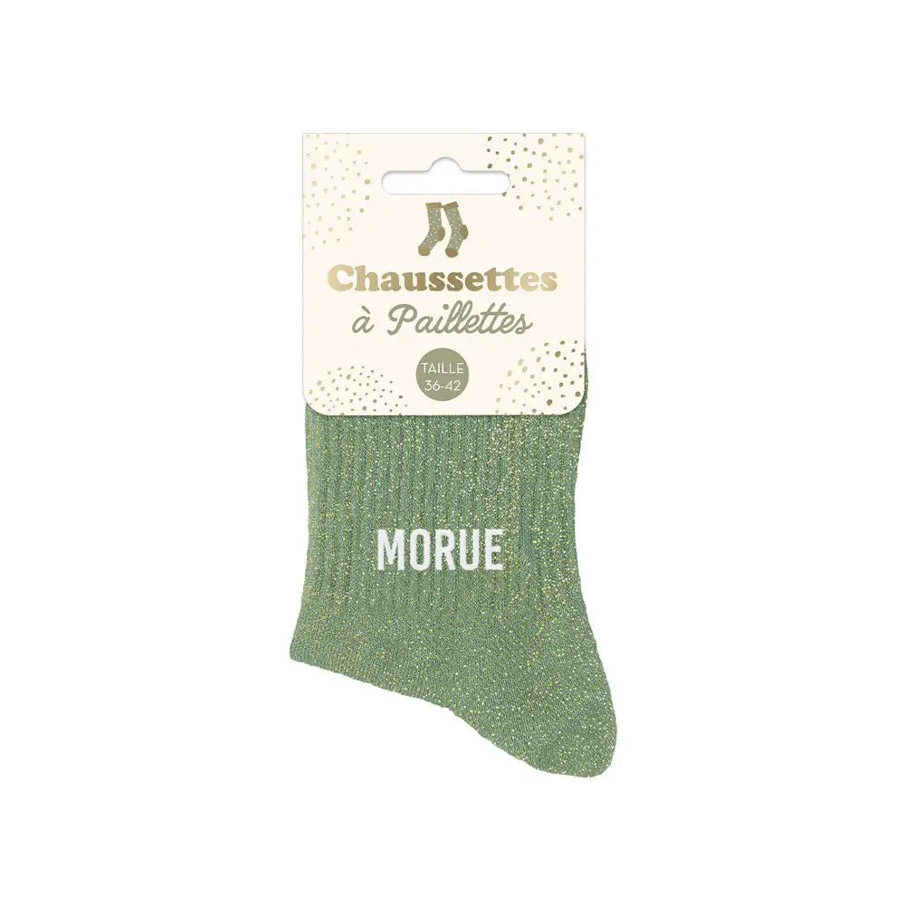 Morue Chaussettes à paillettes